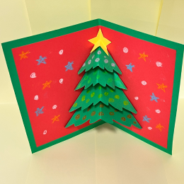 工作教室～クリスマスカード～