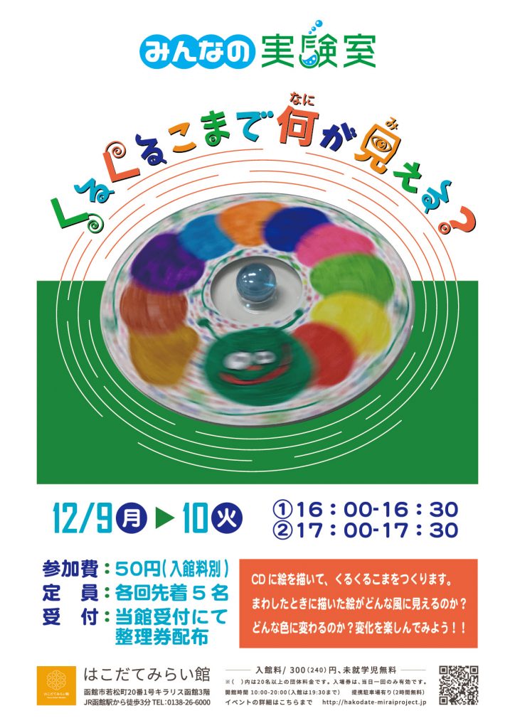 くるくるこまで何が見える？