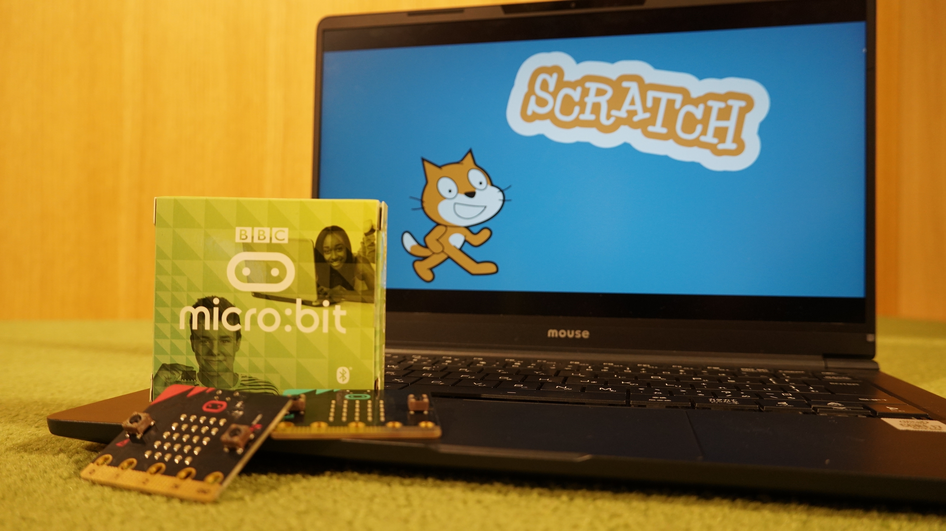 ジャンボのオープンラボ　micro:bitとScratchを組み合わせた装置の実験